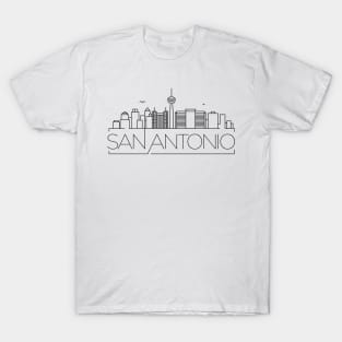 San Antonio Minimal Skyline T-Shirt